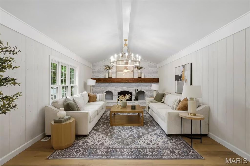 Living room after renovation